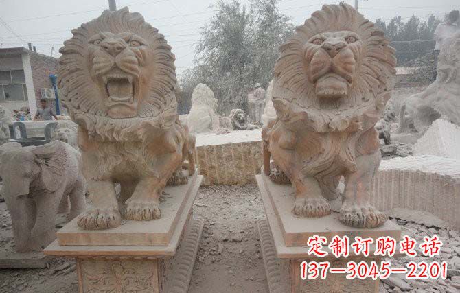 泰安中领雕塑狮子雕塑给您带来动人心弦