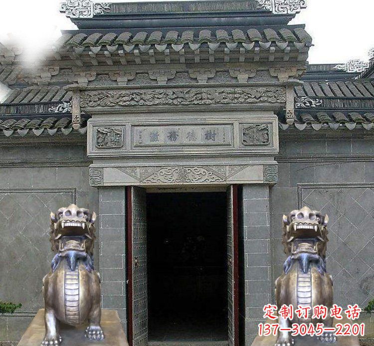 泰安领雕塑定制的貔貅雕塑,展现祥和福禄