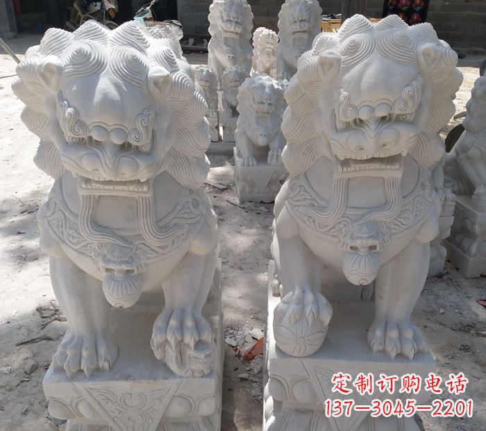 泰安象征力量的狮子雕塑