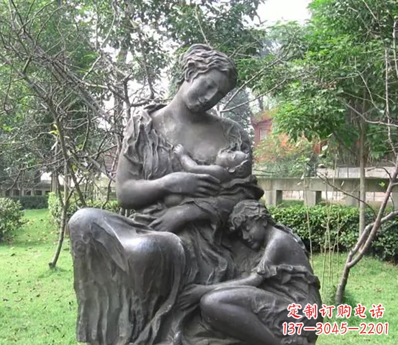 泰安铸造母爱——母亲铜雕塑