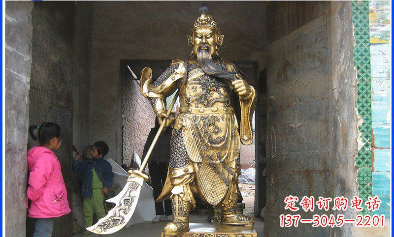 泰安铸魂关公雕塑,让古老传说继续传承