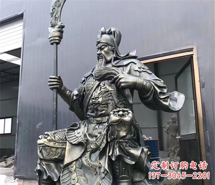 泰安高雅典雅的关公铜雕