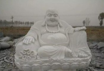 泰安质感非凡的汉白玉弥勒佛雕塑