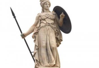 泰安艺术定制——汉白玉希腊女神雅典娜雕塑