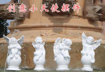 泰安中领雕塑：汉白玉小天使雕塑
