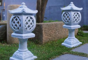 泰安花岗岩石灯笼雕塑——点缀家园，照亮晚宴