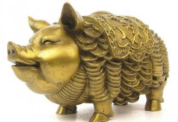 泰安欢迎招财猪，用黄铜打造新年祝福