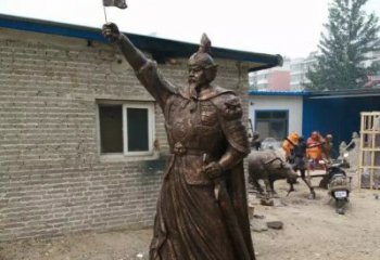 泰安　　大中领雕塑专业打造精美的将军系列铜雕…