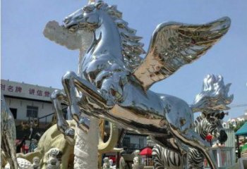 泰安中领雕塑定制的飞马雕塑