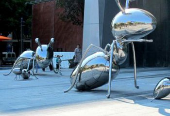 泰安优雅而不凡的蚂蚁不锈钢雕塑