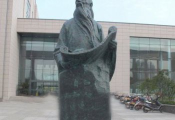 泰安老子校园名人铜雕——精雕细琢，百年不朽