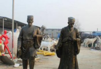 泰安复兴古艺，海归精品—李时珍铜雕