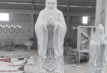 泰安精美的孔子雕像，精雕细琢，彰显文明之美