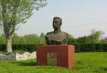 泰安鲁迅胸像近代名人铜雕，荟萃中国精神精髓