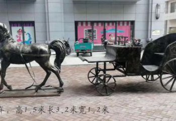 泰安古典马车雕塑，精致传承礼仪之魂