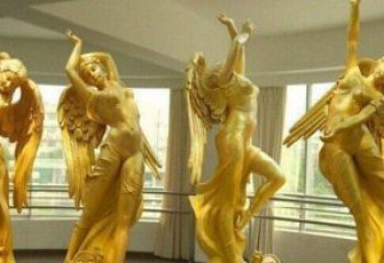 泰安西方天使雕塑，精美绝伦