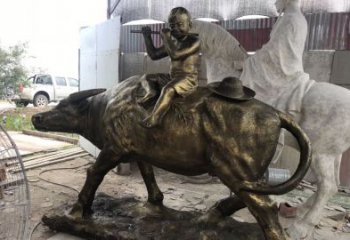 泰安铸就永恒的美丽——牧童人物雕塑