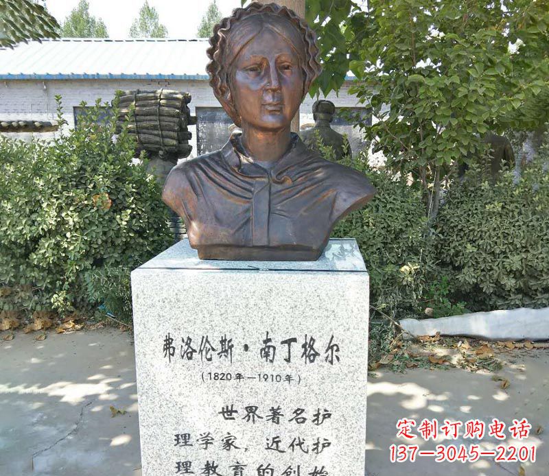 泰安贴近历史的精致南丁格尔铜雕