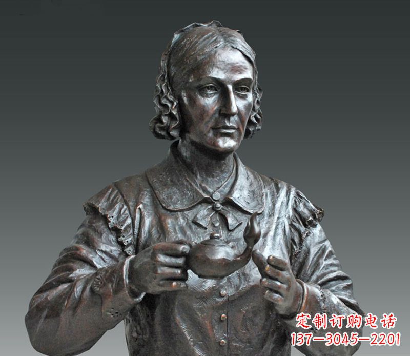 泰安南丁格尔铜雕,尊贵雕塑定制