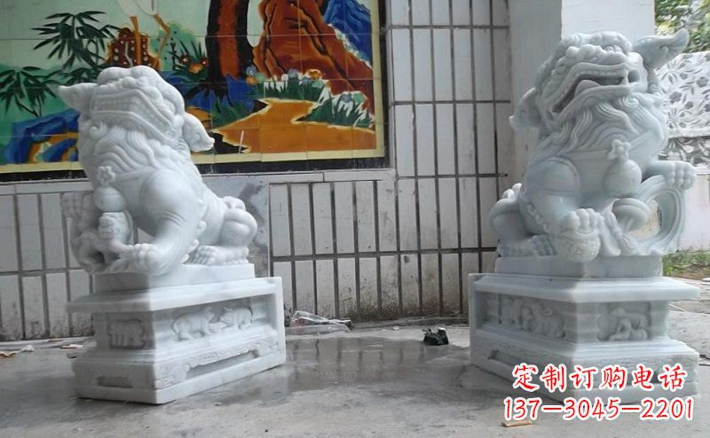 泰安外观优雅的狮子石雕