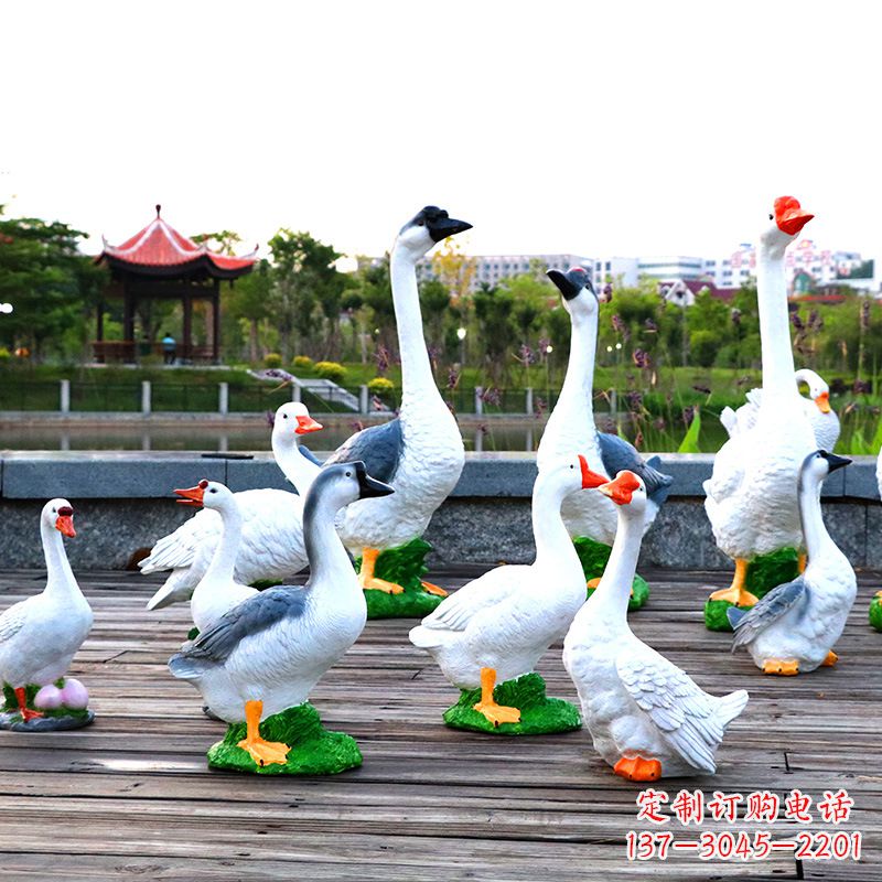 泰安高端铜质农场天鹅雕塑