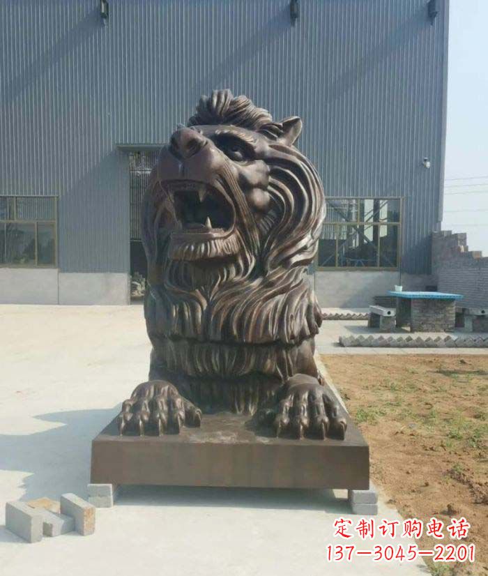 泰安精美的欧式狮子铜雕