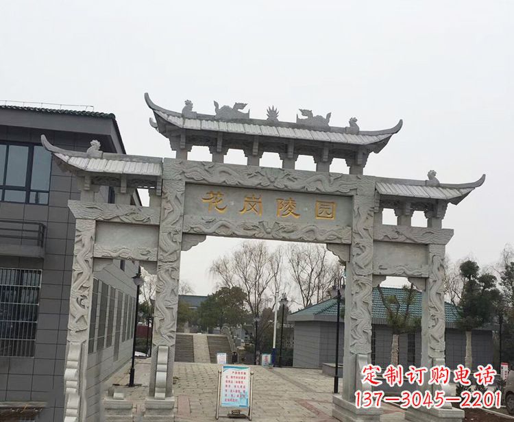 泰安精美牌楼石雕,精致雕琢精美臻品