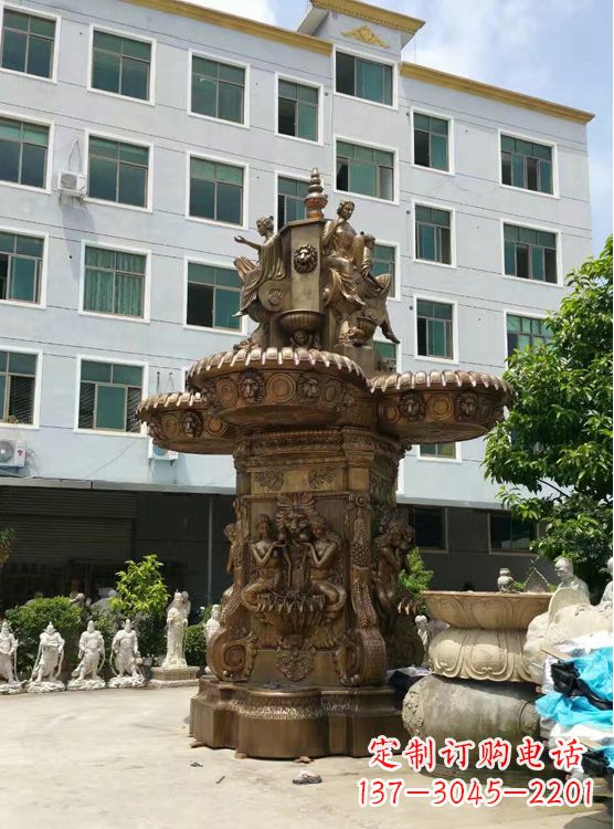 泰安喷泉铸铜雕塑