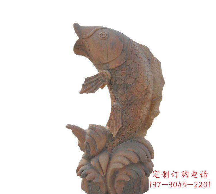 泰安鲤鱼石雕,精细雕刻让你赞叹不已