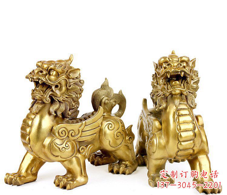 泰安精美貔貅铜雕,精致雕塑,来自中领雕塑