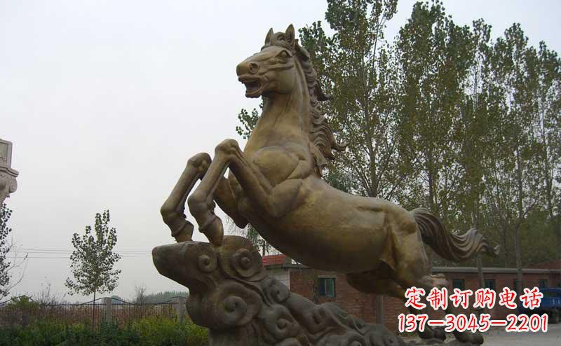 泰安领雕塑专业设计制作高端精美的马铜雕,装饰…