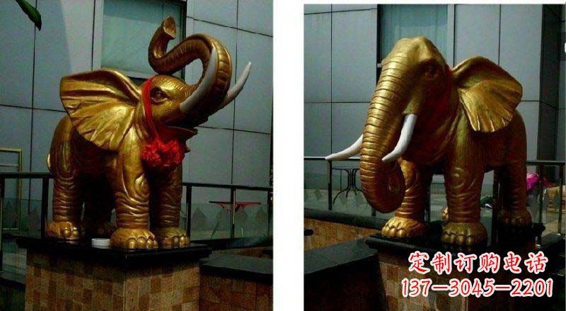 泰安专业定制:大象铜雕