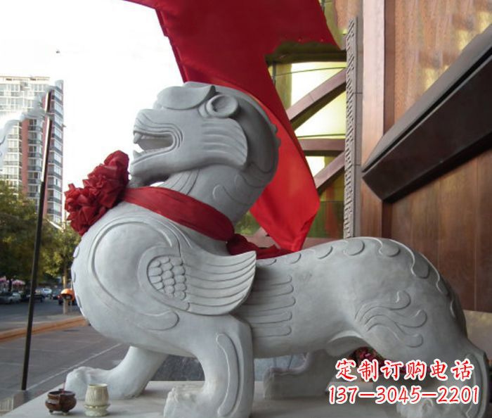 泰安中领雕塑的貔貅石雕,祈福安康守护您的家