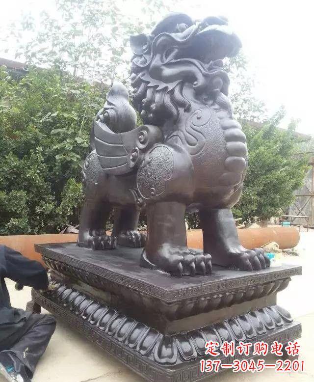 泰安打造传统艺术象征——精美貔貅雕塑