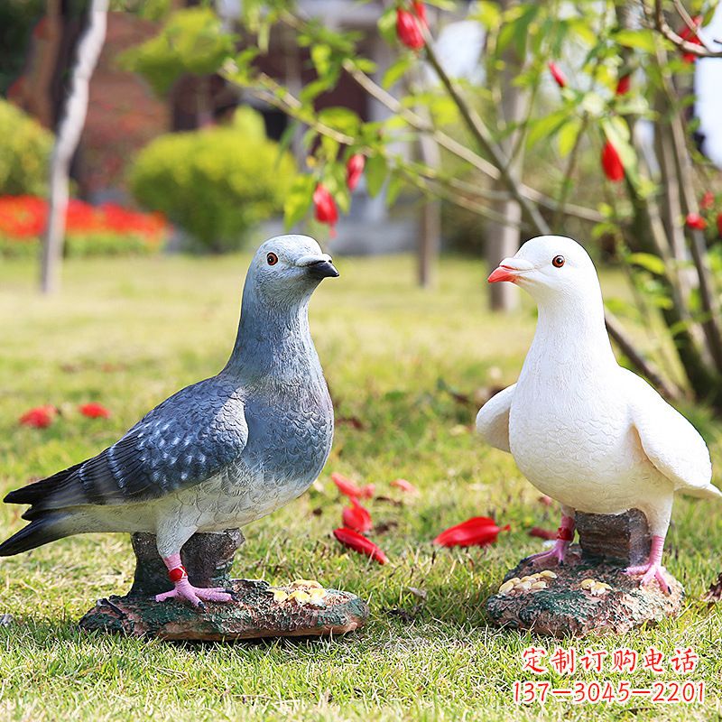 泰安秦皇岛和平鸽雕塑:表达和平与友谊的象征