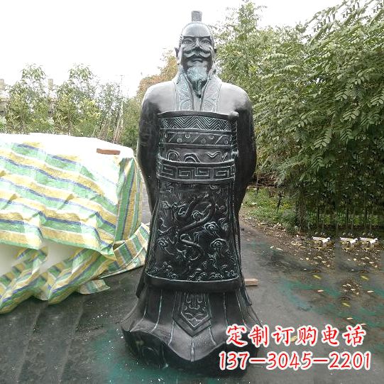泰安中领雕塑推出珍贵的秦始皇铜雕塑,这是一件…