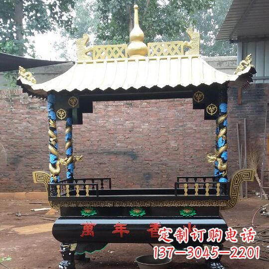 泰安琴书侣文铜香炉|传承文雅风韵