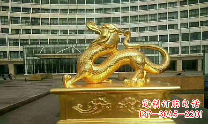 泰安青龙铜雕