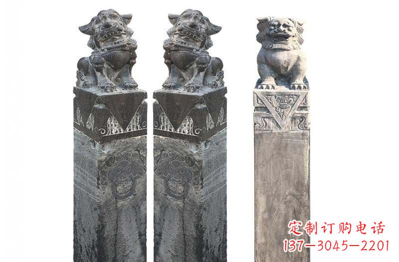 泰安来自古代的精美狮子雕塑