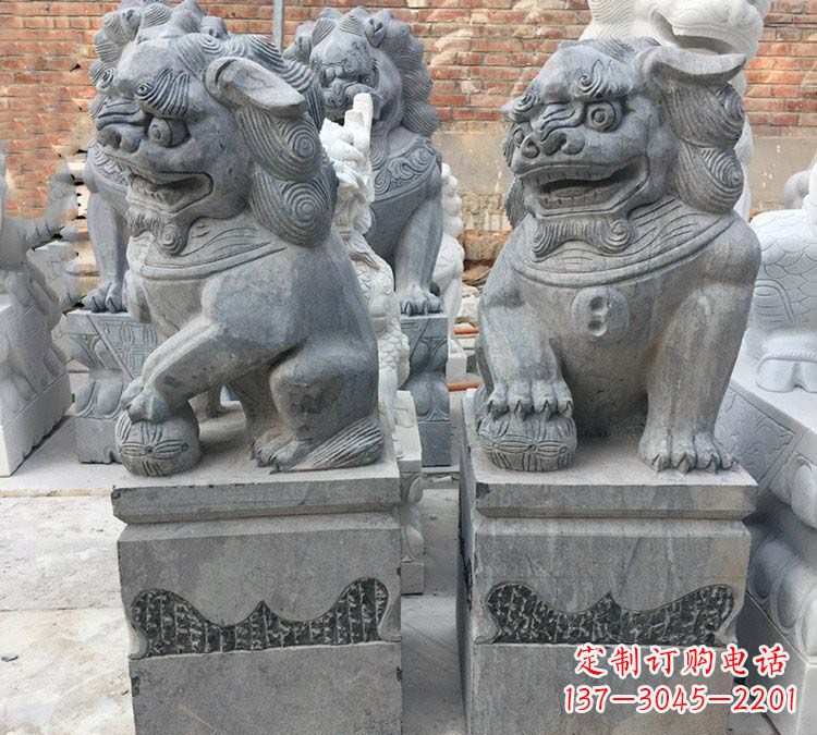 泰安青石仿古狮子雕塑