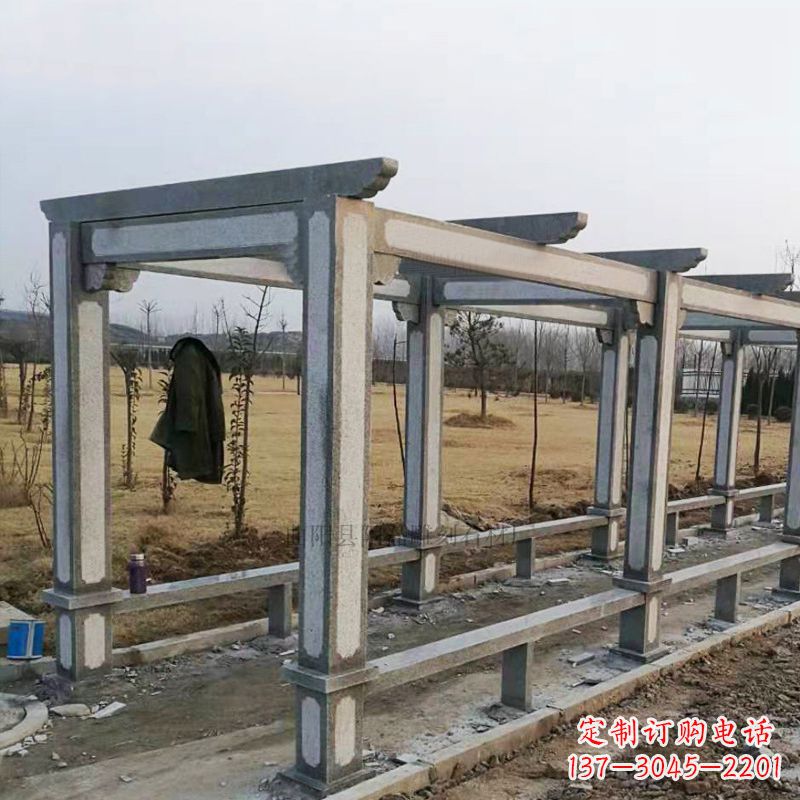 泰安青石花架雕塑是由技艺精湛的艺术家设计并制…
