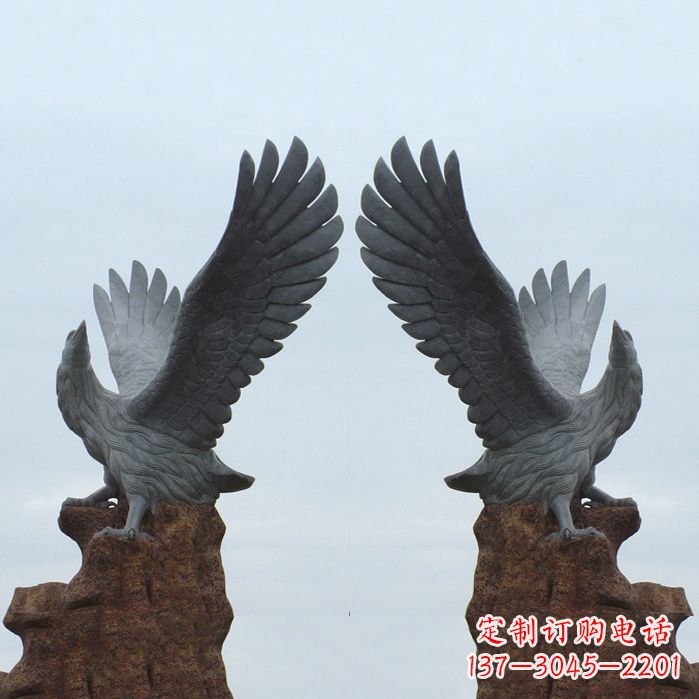 泰安青石老鹰,雕刻成永恒的珍贵艺术