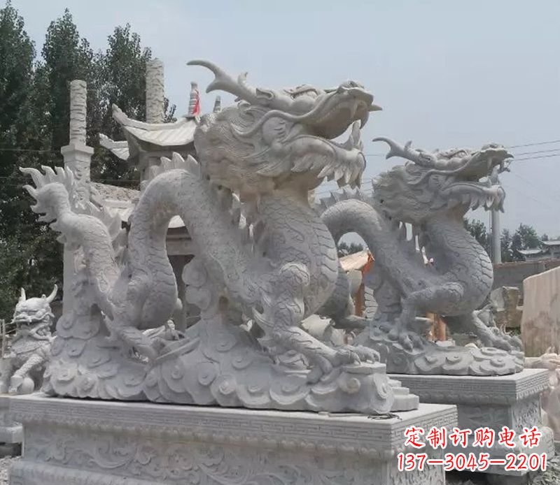 泰安高质量青石龙雕制作