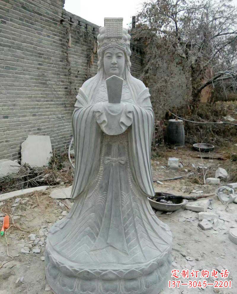 泰安青石妈祖神像雕塑