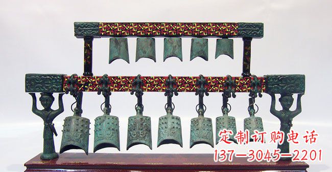 泰安青铜编钟古代乐器雕塑