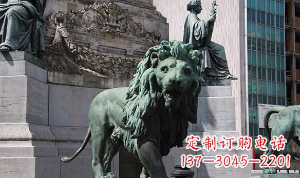 泰安青铜狮子摆件
