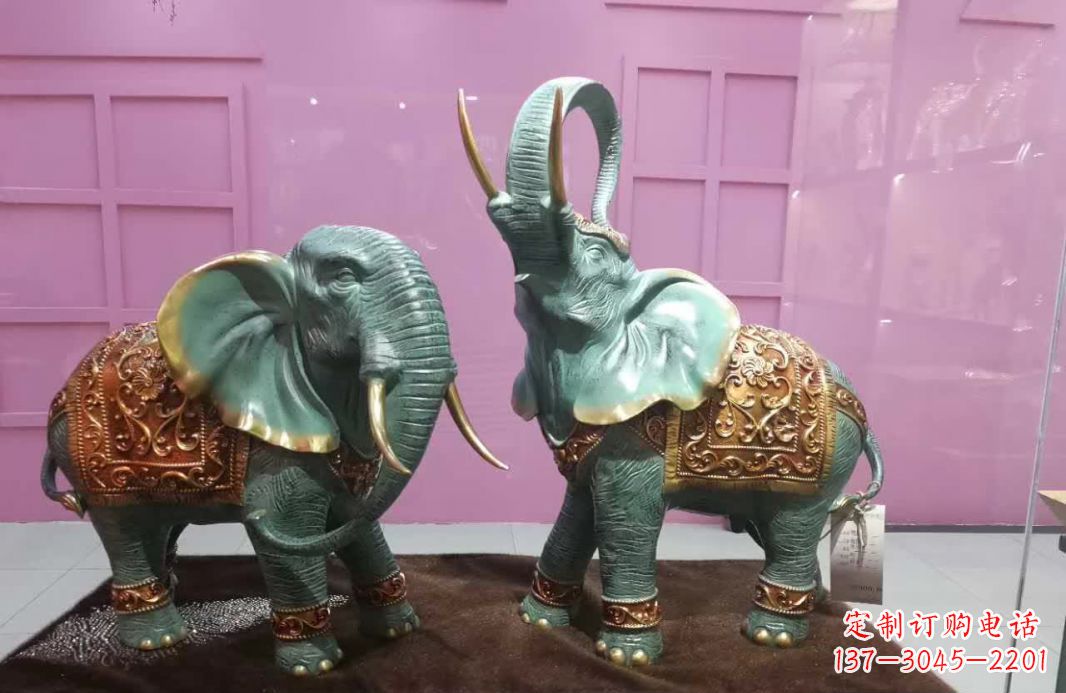 泰安打造自己专属的青铜小象雕塑