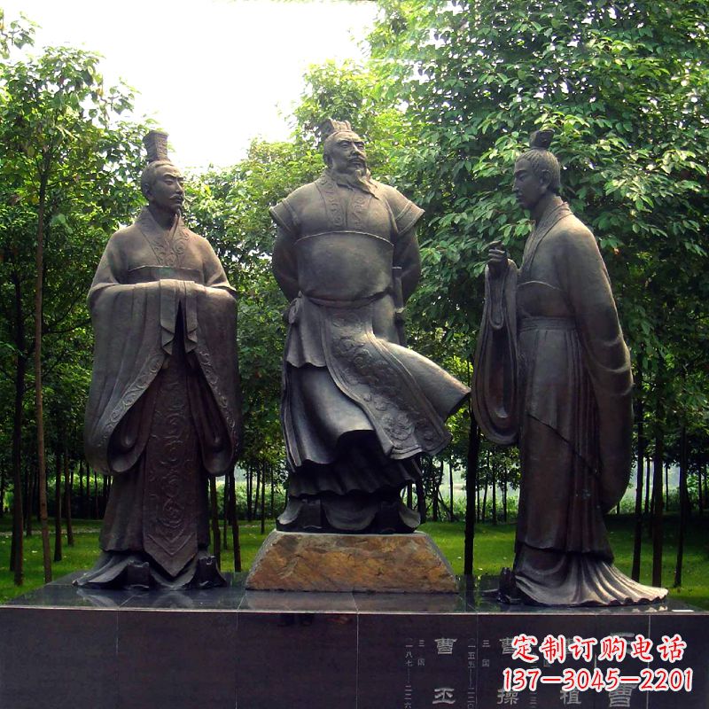 泰安精美曹丕雕塑,彰显伟绩!