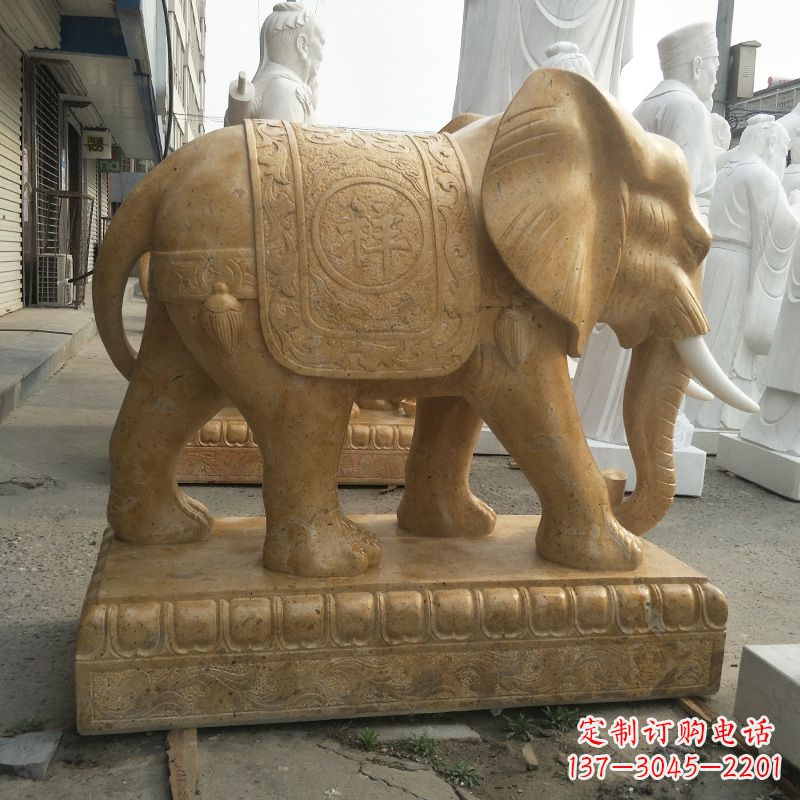 泰安中领雕塑定制精美大象雕塑