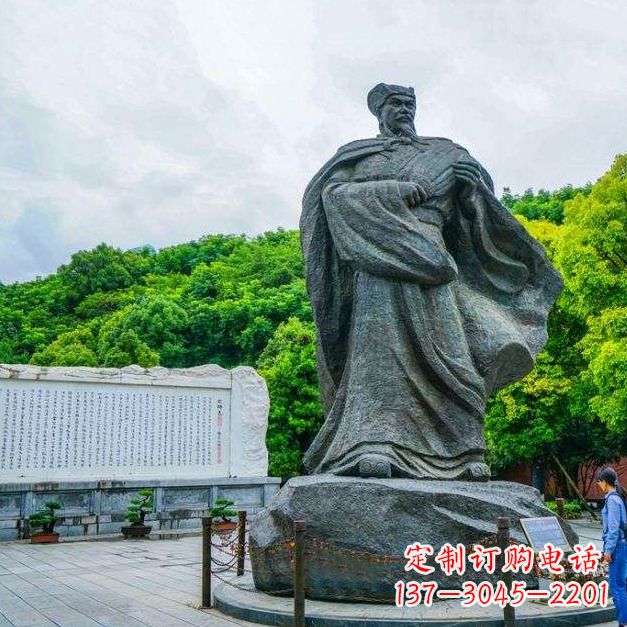 泰安汇聚历史荣光——中领雕塑诸葛亮雕塑